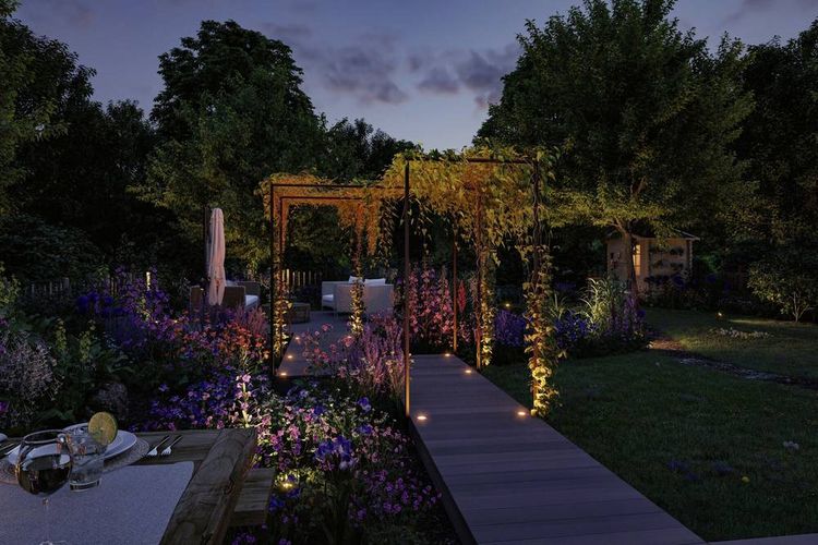 Produktbild: Paulmann P+S Floor insect friendly 94721 Beleuchtungssystem Plug & Shine LED-Gartenstrahler-Erweiterung LED 2 W Gold Silber