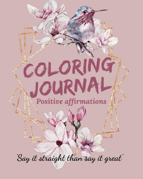 Produktbild: Coloring Journal Positive Affirmations.