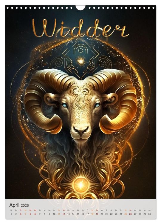 Produktbild: Fantasievolle Sternzeichen (Wandkalender 2026 DIN A3 hoch), CALVENDO Monatskalender
