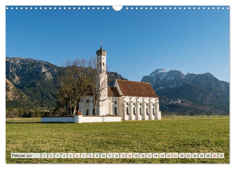Produktbild: Urlaubsregion Bayern (Wandkalender 2027 DIN A3 quer), CALVENDO Monatskalender