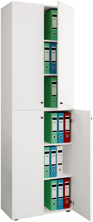 Produktbild: B&uuml;roschrank B&uuml;cher Ordner Aktenschrank Lona 6fach