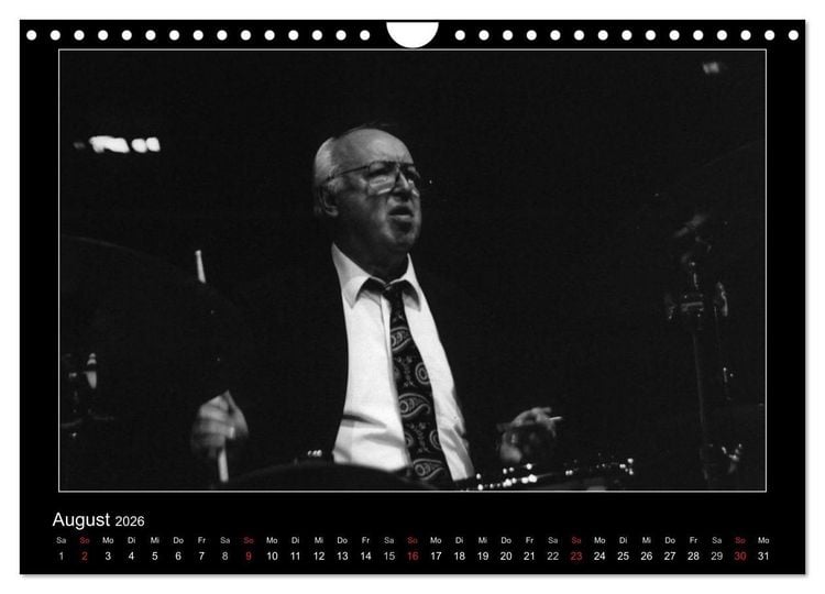 Produktbild: Jazz onstage (Wandkalender 2026 DIN A4 quer), CALVENDO Monatskalender