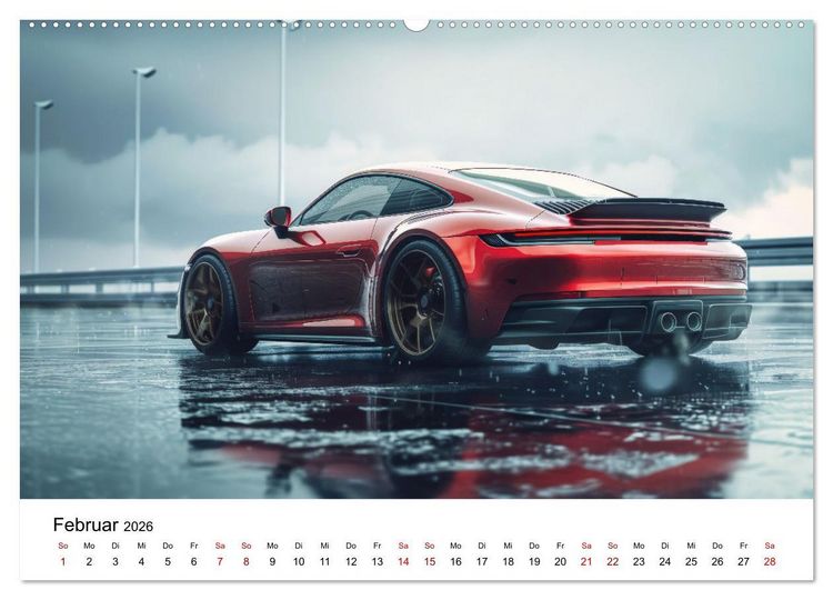 Produktbild: Schnelle Sportwagen (Wandkalender 2026 DIN A2 quer), CALVENDO Monatskalender