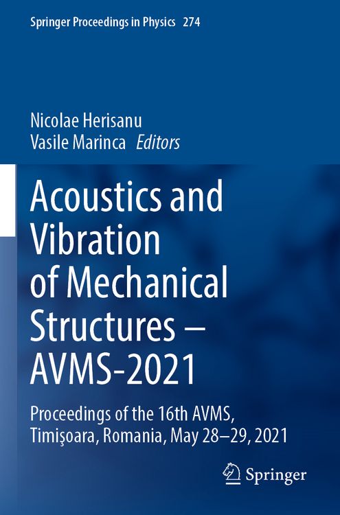 Produktbild: Acoustics and Vibration of Mechanical Structures &ndash; AVMS-2021
