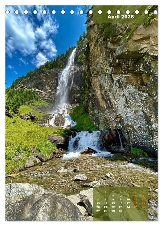 Produktbild: Erlebe mit mir die Alpen (Tischkalender 2026 DIN A5 hoch), CALVENDO Monatskalender