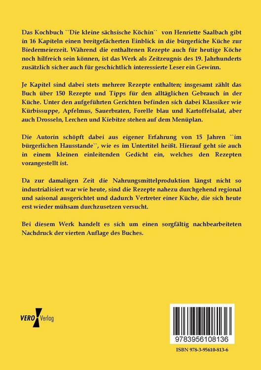 Produktbild: Die kleine s&auml;chsische K&ouml;chin