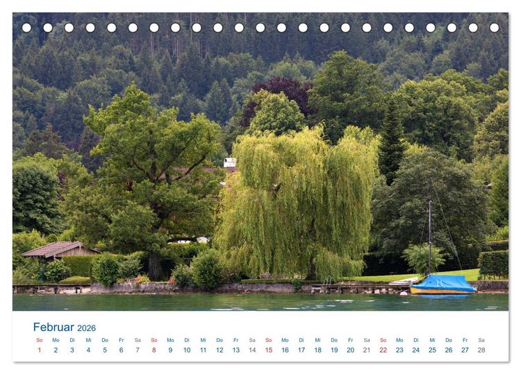 Produktbild: Sch&ouml;ner Tegernsee (Tischkalender 2026 DIN A5 quer), CALVENDO Monatskalender