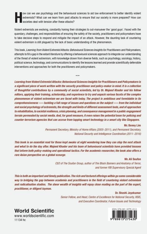 Produktbild: LEARNING FROM VIOLENT EXTREMIST ATTACKS