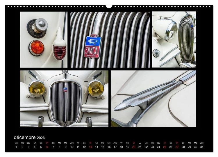 Produktbild: AUTO MOBILE (Calendrier mural 2026 DIN A2 vertical) calendrier de bureau