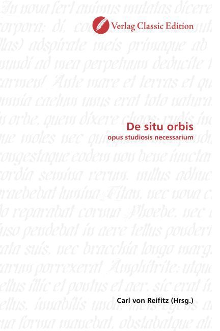 Produktbild: De situ orbis