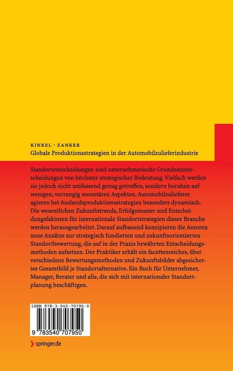 Produktbild: Globale Produktionsstrategien in der Automobilzulieferindustrie