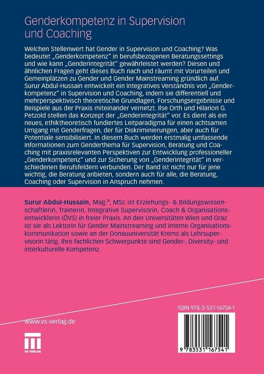 Produktbild: Genderkompetenz in Supervision und Coaching