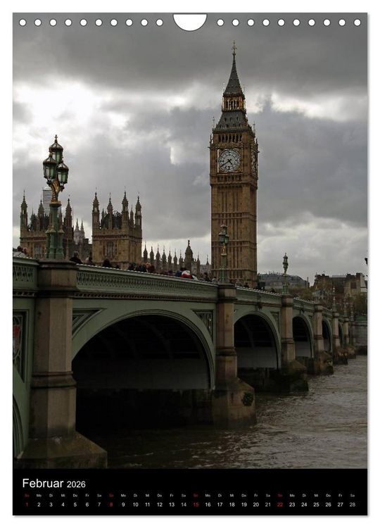 Produktbild: London - Impressionen (Wandkalender 2026 DIN A4 hoch), CALVENDO Monatskalender