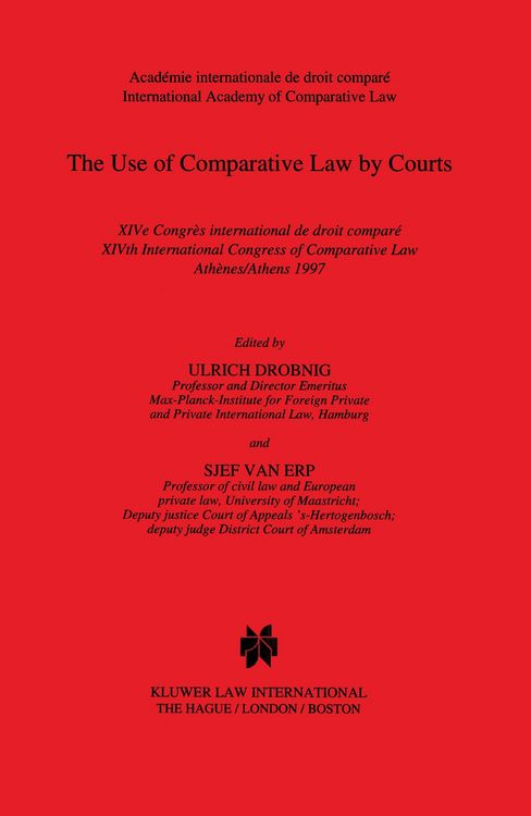 Produktbild: Use of Comparative Law by Courts