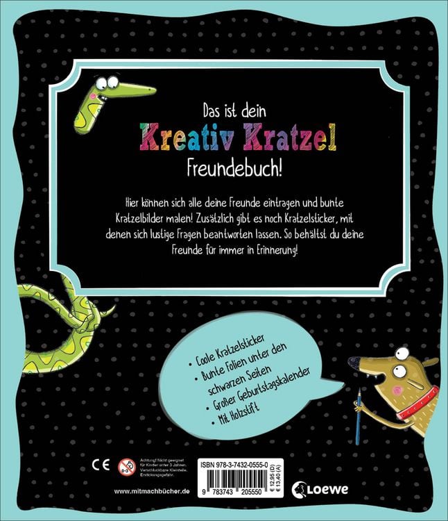 Produktbild: Mein Kreativ-Kratzel Freundebuch