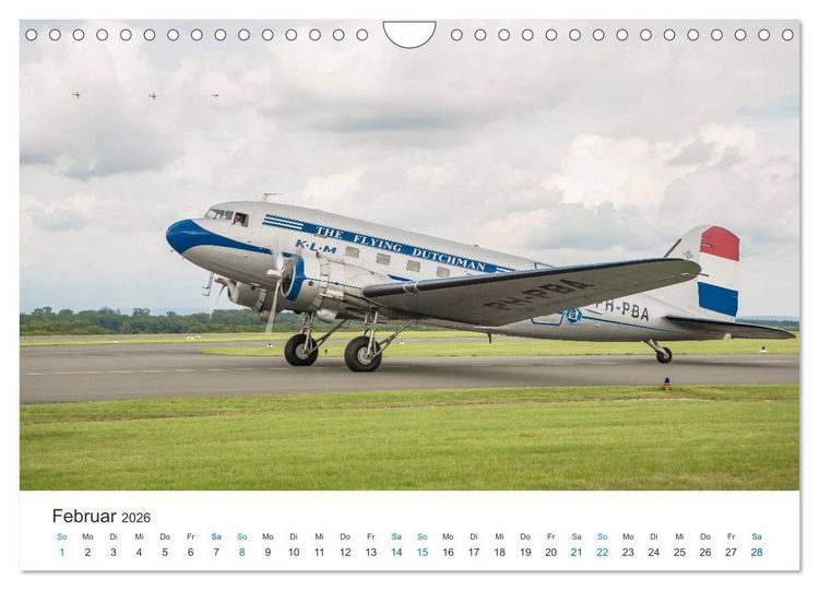 Produktbild: AVIATION CLASSICS seen by custompix.de (Wandkalender 2026 DIN A4 quer), CALVENDO Monatskalender