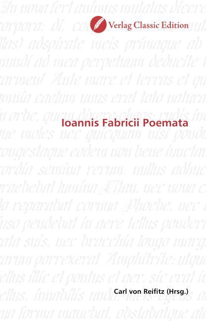 Produktbild: Ioannis Fabricii Poemata