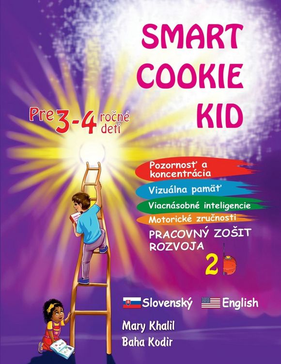 Produktbild: Smart Cookie Kid pre 3-4 ro&iquest;n&eacute; deti Pozornos&iquest; a koncentr&aacute;cia Vizu&aacute;lna pam&auml;&iquest; Viacn&aacute;sobn&eacute; inteligencie Motorick&eacute; zru&iquest;nosti Pracovn&yacute; zo&iquest;it rozvoja 2B