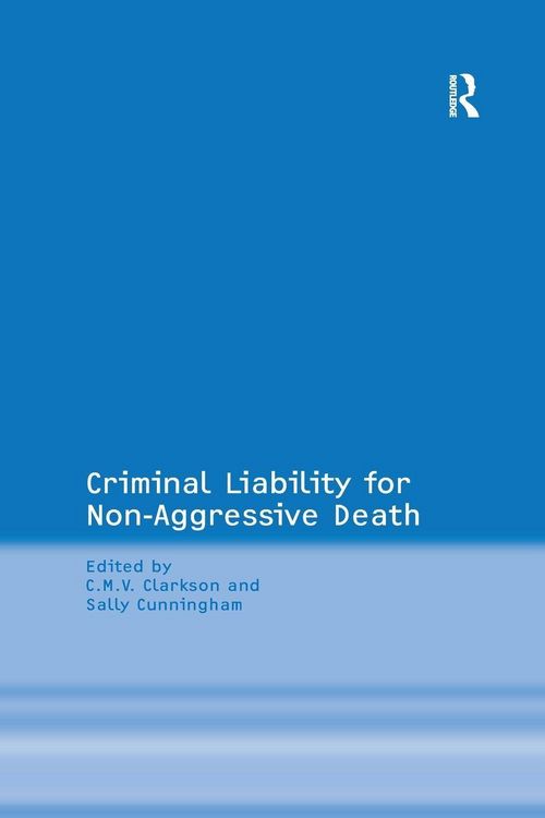 Produktbild: Criminal Liability for Non-Aggressive Death