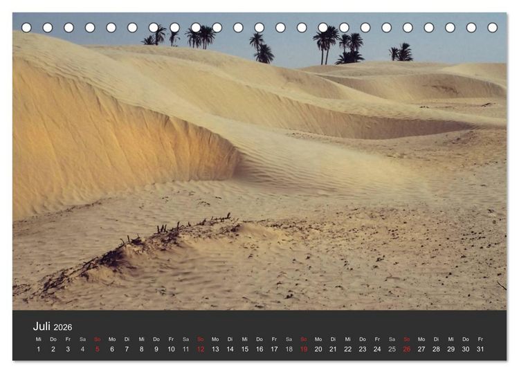 Produktbild: W&uuml;sten, wilde Sch&ouml;nheiten (Tischkalender 2026 DIN A5 quer), CALVENDO Monatskalender