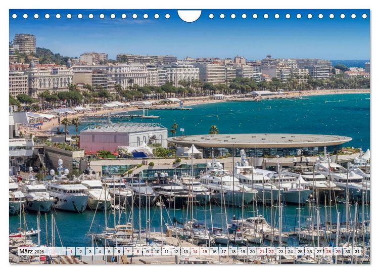 Produktbild: C&Ocirc;TE D&rsquo;AZUR Bezaubernde Orte (Wandkalender 2026 DIN A4 quer), CALVENDO Monatskalender