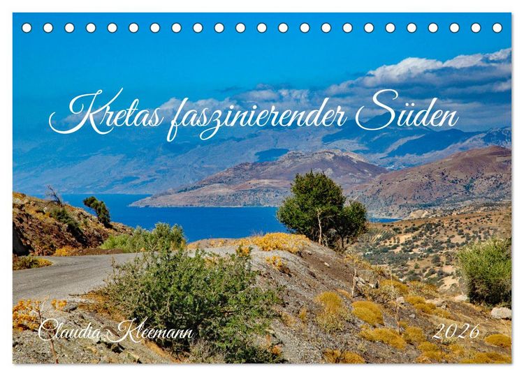 Produktbild: Kretas faszinierender S&uuml;den (Tischkalender 2026 DIN A5 quer), CALVENDO Monatskalender