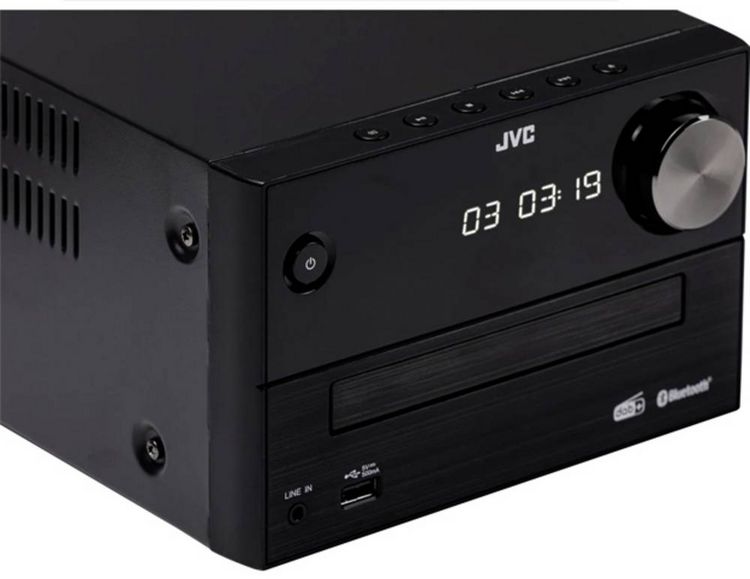 Produktbild: JVC UX-C25DAB Stereoanlage DAB+, Bluetooth&reg;, CD, USB, Schwarz