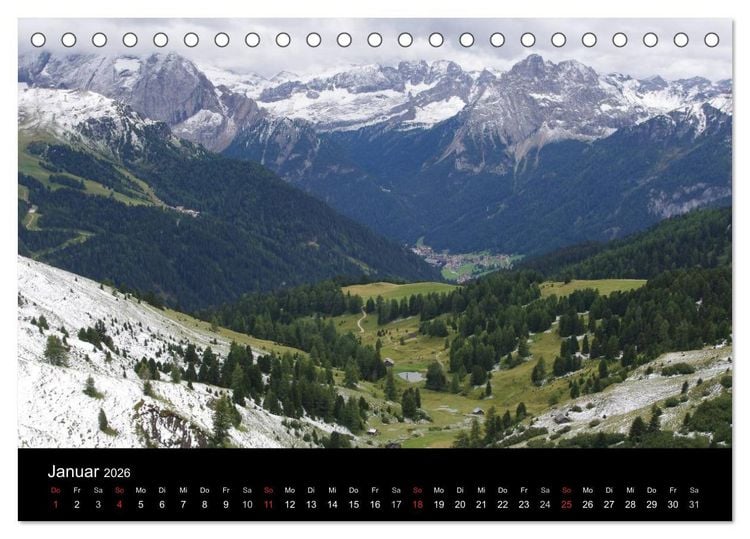Produktbild: S&uuml;dtirol 2026 (Tischkalender 2026 DIN A5 quer), CALVENDO Monatskalender