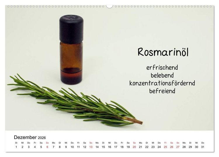 Produktbild: Aromatherapie - D&uuml;fte f&uuml;r die Seele (Wandkalender 2026 DIN A2 quer), CALVENDO Monatskalender