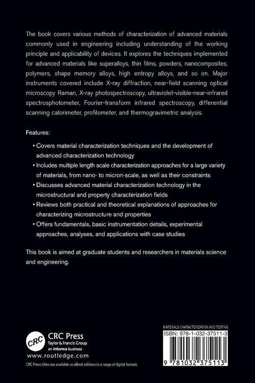 Produktbild: Advanced Materials Characterization