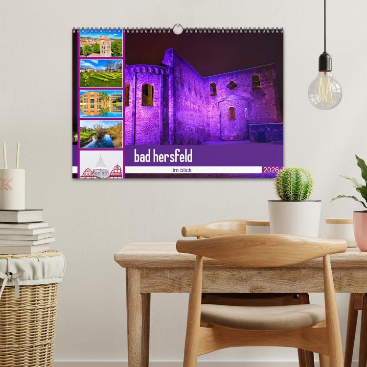 Produktbild: bad hersfeld im blick (Wandkalender 2026 DIN A3 quer), CALVENDO Monatskalender