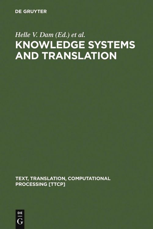 Produktbild: Knowledge Systems and Translation