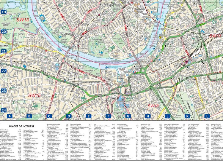 Produktbild: Collins London Handy Street Map