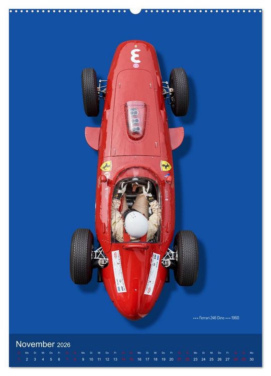 Produktbild: Legenden des Rennsports, Historic Grand Prix Cars 1925-1960 (hochwertiger Premium Wandkalender 2026 DIN A2 hoch), Kunstdruck in Hochglanz