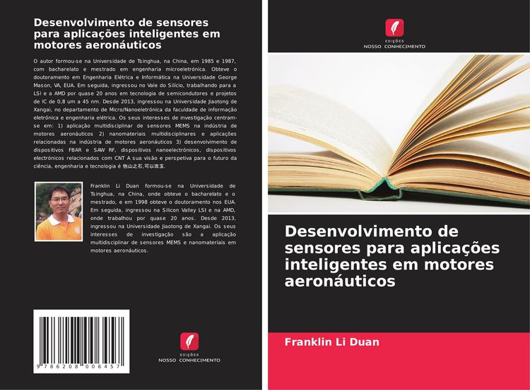 Produktbild: Desenvolvimento de sensores para aplica&ccedil;&otilde;es inteligentes em motores aeron&aacute;uticos