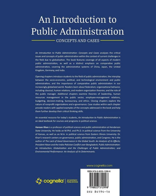 Produktbild: An Introduction to Public Administration