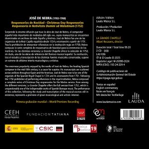 Produktbild: Nebra: Responsorios de Navidad