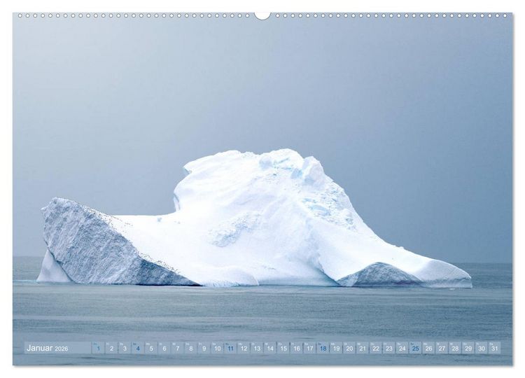 Produktbild: Gr&ouml;nland - Felsen, Eis und bunte H&auml;user (hochwertiger Premium Wandkalender 2026 DIN A2 quer), Kunstdruck in Hochglanz