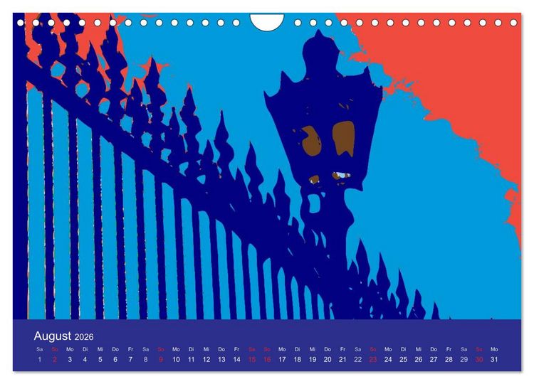 Produktbild: WIEN popartig (Wandkalender 2026 DIN A4 quer), CALVENDO Monatskalender