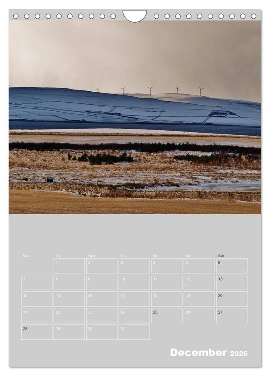 Produktbild: Orkney: A land with a view (Wall Calendar 2026 DIN A4 portrait), CALVENDO 12 Month Wall Calendar