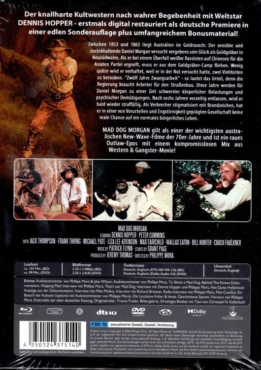 Produktbild: Mad Dog Morgan - Mediabook - LImited Edition (Blu-ray+DVD)