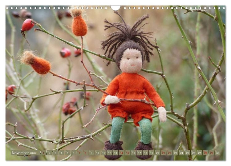 Produktbild: Zu Besuch bei den Wurzelkindern und anderen kleinen Leuten (Wandkalender 2026 DIN A3 quer), CALVENDO Monatskalender