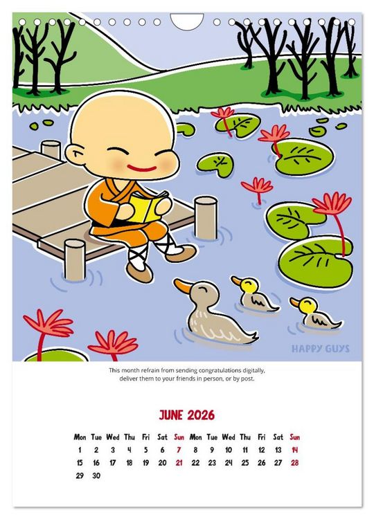 Produktbild: Mindfulness 2026 (Wall Calendar 2026 DIN A4 portrait), CALVENDO 12 Month Wall Calendar
