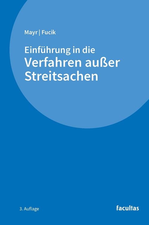 Produktbild: Einf&uuml;hrung in die Verfahren au&szlig;er Streitsachen