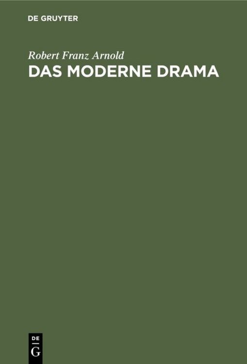 Produktbild: Das moderne Drama
