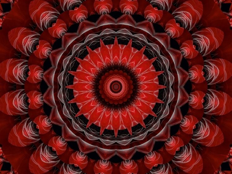 Produktbild: Mandala Leidenschaft rot (Puzzle)