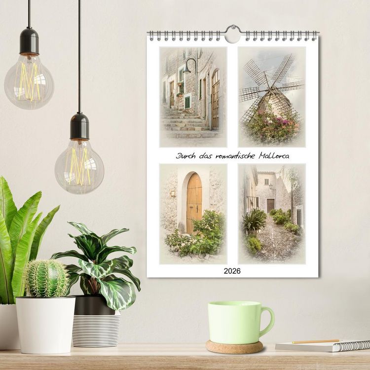 Produktbild: Durch das romantische Mallorca (Wandkalender 2026 DIN A4 hoch), CALVENDO Monatskalender