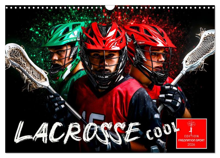 Produktbild: Lacrosse cool (Wandkalender 2026 DIN A3 quer), CALVENDO Monatskalender