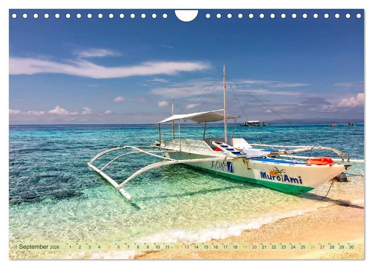 Produktbild: Reise durch Asien - Philippinen (Wandkalender 2026 DIN A4 quer), CALVENDO Monatskalender