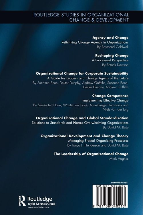 Produktbild: The Leadership of Organizational Change